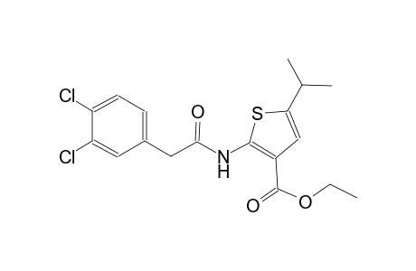 ethyl 2-{[(3,4-dichlorophenyl)acetyl]amino}-5-isopropyl-3-thiophenecarboxylate