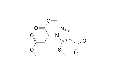 Butanedioic acid, [4-(methoxycarbonyl)-5-(methylthio)-1H-pyrazol-1-yl]-, dimethyl ester