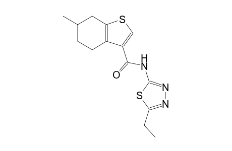 N-(5-ethyl-1,3,4-thiadiazol-2-yl)-6-methyl-4,5,6,7-tetrahydro-1-benzothiophene-3-carboxamide