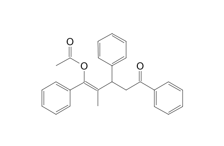 (Z)-5-Acetoxy-4-methyl-1,3,5-triphenyl-4-penten-1-one