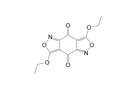 4H,8H-Benzo[1,2-c:4,5-c']diisoxazole-4,8-dione, 3,7-diethoxy-