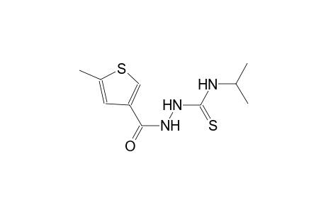 N-isopropyl-2-[(5-methyl-3-thienyl)carbonyl]hydrazinecarbothioamide