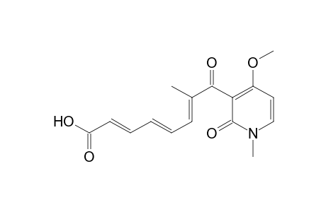 2,4,6-Octatrienoic acid, 8-(1,2-dihydro-4-methoxy-1-methyl-2-oxo-3-pyridinyl)-7-methyl-8-oxo-, (E,E,E)-