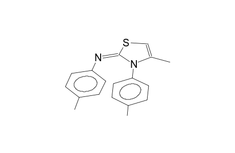 2-(p-tolylimino)-3-(p-tolyl)-4-methyl-4-thiazoline