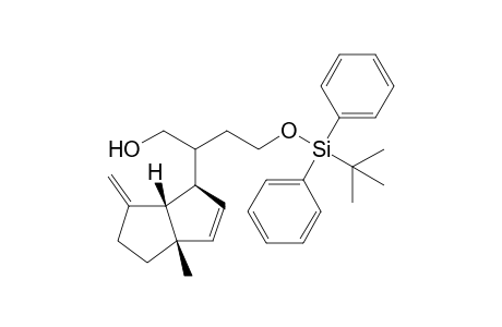 2-[(1S,3aS,6aS)-3a-methyl-6-methylene-1,4,5,6a-tetrahydropentalen-1-yl]-4-[tert-butyl(diphenyl)silyl]oxy-1-butanol