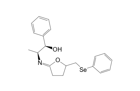 (1R,2S)-1-Phenyl-2-[((Z)-5-(phenylselenylmethyl)-dihydro-2(3H)-furylidene)amino]-1-propanol