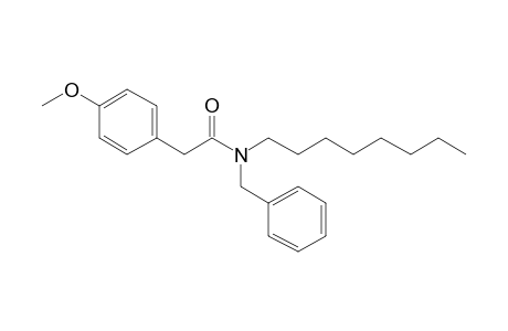 Acetamide, 2-(4-methoxyphenyl)-N-benzyl-N-octyl-