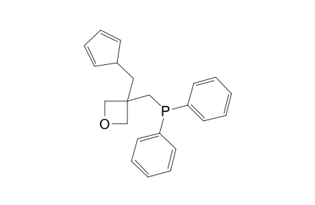 3-( Cyclopentadienylmethyl)-3-[(diphenylphosphano)methyl]-oxetane