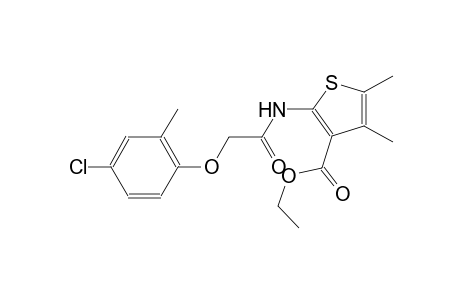 ethyl 2-{[(4-chloro-2-methylphenoxy)acetyl]amino}-4,5-dimethyl-3-thiophenecarboxylate