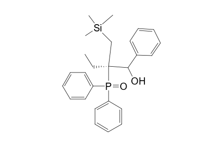 Benzenemethanol, .alpha.-[1-(diphenylphosphinyl)-1-[(trimethylsilyl)methyl]propyl]-, (R*,R*)-