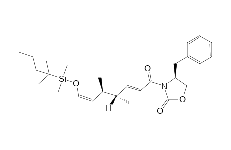 (4'S,5'R,4S)-4-Benzyl-3-[(4',5'-di-methyl-7'-thexyldimethylsiloxy)-2'E,6'Z-heptadienoyl]oxazolidin-2-one