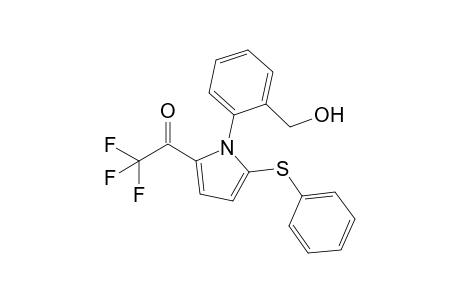 N-(2-Hydroxymethylphenyl)-5-phenylthio-2-trifluoroacetylpyrrole