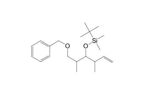 1-Benzyloxy-2,4-dimethyl-3-(tert-butyldimethylsiloxy)-5-hexene
