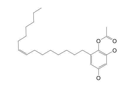 ARDISIPHENOL-B;6-(8'Z-PENTADECENYL)-1,2,4-TRIHYDROXYBENZENE-1-O-ACETATE