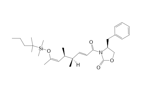 (4'R,5'S,4S)-4-Benzyl-3-[(4',5',6'-trimethyl-7'-thexyldimethylsiloxy)-2'E,6'Z-heptadienoyl]oxazolidin-2-one