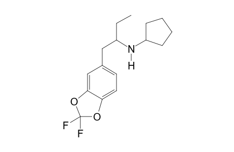 N-Cyclopentyl-1-(3,4-difluoromethylenedioxyphenyl)butan-2-amine
