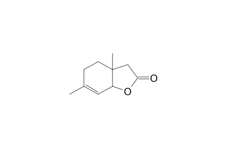 2(3H)-Benzofuranone, 3a,4,5,7a-tetrahydro-3a,6-dimethyl-, cis-(.+-.)-