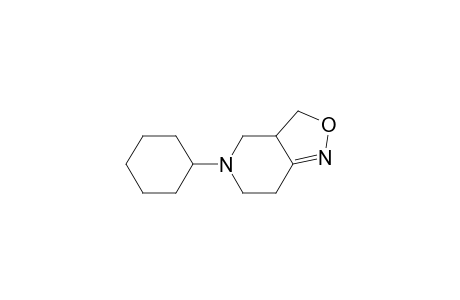 5-Cyclohexyl-3,3a,4,5,6,7-hexahydroisoxazolo[4,3-c]pyridine