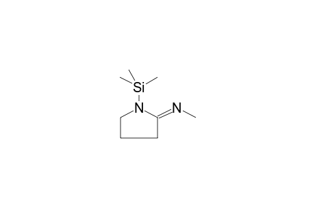 1-TRIMETHYLSILYL-2-METHYLIMINOPYRROLIDINE