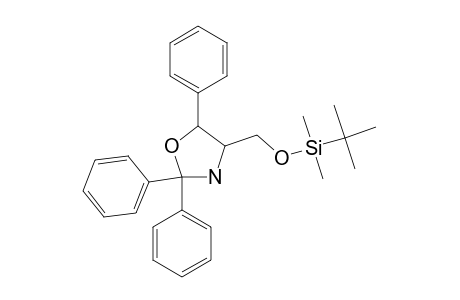 2,2,5-TRIPHENYL-4-[(TERT.-BUTYLDIMETHYLSILYL)-METHYL]-OXAZOLIDINE