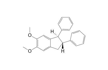 trans-5,6-Dimethoxy-1,2-diphenyl-2,3-dihydro-1H-indene