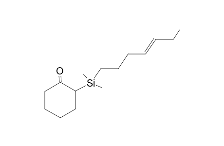 2-[4'-Hexenyl-3-(trimethylsilyl)]cyclohexanone