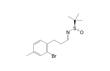 (RS)-N-(tert-Butanesulfinyl)-3-(2-Bromo-4-methylphenyl)-propan-1-imine