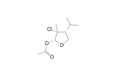 2-Acetoxy-3-chloro-4-isopropyl-3-methyltetrahydrofuran