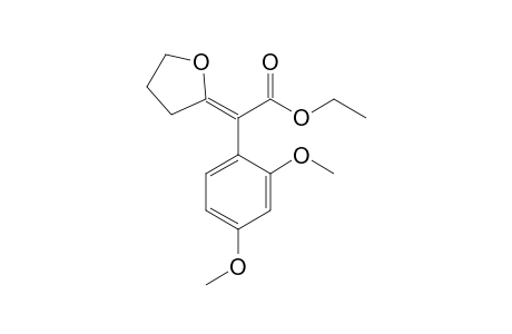 Ethyl (Dihydrofuran-2(3H)-ylidene)-(2,4-dimethoxyphenyl)acetate
