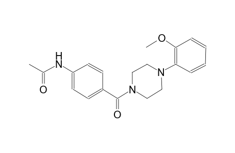 N-(4-{[4-(2-methoxyphenyl)-1-piperazinyl]carbonyl}phenyl)acetamide