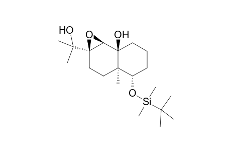 (1aR*,3aR*,4S*,7aS*,7bS*)-4-(tert-Butyldimethylsiloxy)-1a-(1-hydroxy-1-meythlethyl)-3a-methyloctahydro-1-oxacyclopropa[a]naphthalen-7a-ol