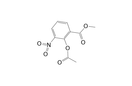 Salicylic acid, 3-nitro-, methyl ester, acetate (ester)