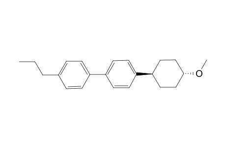 trans-1-Methoxy-4-(4'-propylbiphen-4-yl)cyclohexane