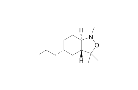 rac-(3aR,5R,7aR)-1,3,3-trimethyl-5-propyloctahydrobenzo[c]isoxazole