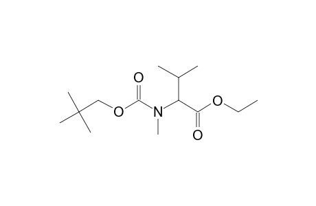 Valine, N-methyl-N-neopentyloxycarbonyl-, ethyl ester