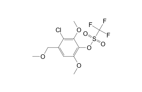 3-Chloro-2,6-dimethoxy-4-(methoxymethyl)phenyl Trifluoromethanesulfonate