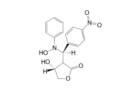 3RS-(3R*,3aR*,6aR*)-3-N-Phenyl-C-(p-nitrophenyl)-N-hydroxyaminomethyl-4-hydroxybutanolide