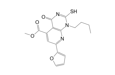 pyrido[2,3-d]pyrimidine-5-carboxylic acid, 1-butyl-7-(2-furanyl)-1,4-dihydro-2-mercapto-4-oxo-, methyl ester