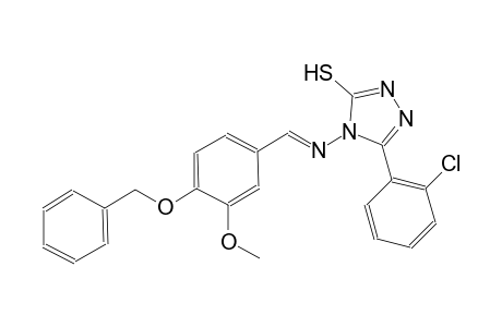 4-({(E)-[4-(benzyloxy)-3-methoxyphenyl]methylidene}amino)-5-(2-chlorophenyl)-4H-1,2,4-triazole-3-thiol