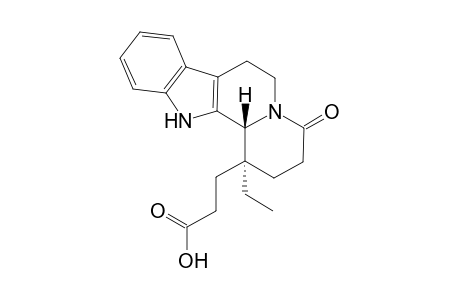(trans)-3-[(1RS,12bSR)-1-Ethyl-1,2,3,4,6,7,12,12b-octahydro-4-oxoindolo[2,3-a]quinolizin-1-yl]propanoicAcid