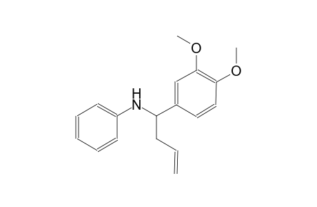 N-[1-(3,4-dimethoxyphenyl)-3-butenyl]aniline
