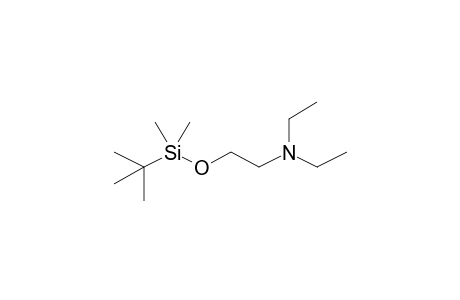 N,N-Diethyl-2-aminoethanol, tert-butyldimethylsilyl ether