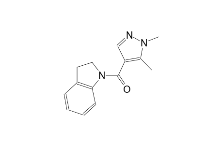 1-[(1,5-dimethyl-1H-pyrazol-4-yl)carbonyl]indoline