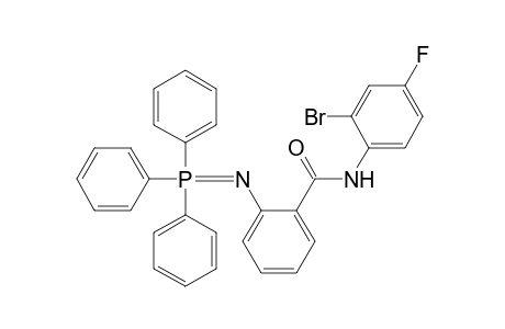 N-(2-Bromo-4-fluorophenyl)-2-[(triphenylphosphoranylidene)amino]-benzamide