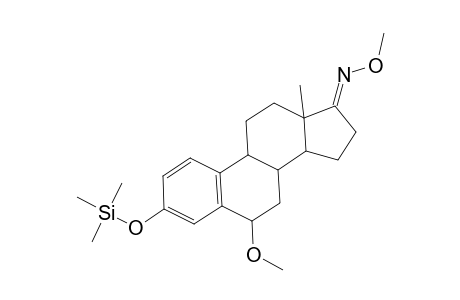 Estra-1,3,5(10)-trien-17-one, 6-methoxy-3-[(trimethylsilyl)oxy]-, o-methyloxime, (6.alpha.)-