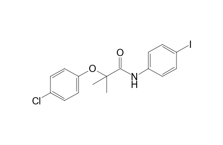2-(p-chlorophenoxy)-4'-iodo-2-methylpropionanilide
