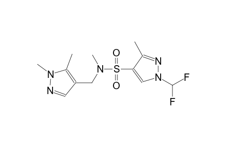 1H-pyrazole-4-sulfonamide, 1-(difluoromethyl)-N-[(1,5-dimethyl-1H-pyrazol-4-yl)methyl]-N,3-dimethyl-