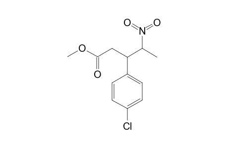 METHYL-3-(4-CHLOROPHENYL)-4-NITROPENTANOATE;MAJOR