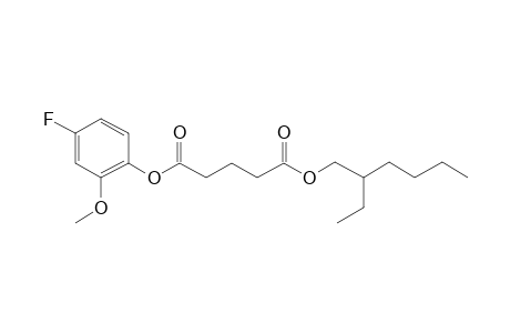 Glutaric acid, 2-ethylhexyl 4-fluoro-2-methoxyphenyl ester