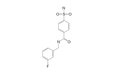 N-(4'-SULFAMOYLBENZOYL)-3-FLUOROBENZYLAMINE